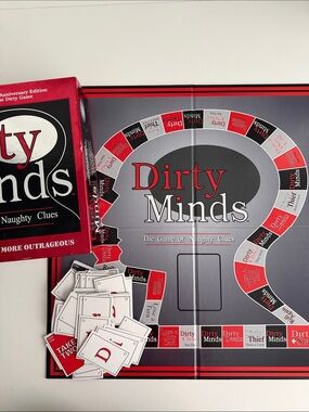Dirty Minds Board Game - The Game of Naughty Clues Game - Adult Party Fun 17+